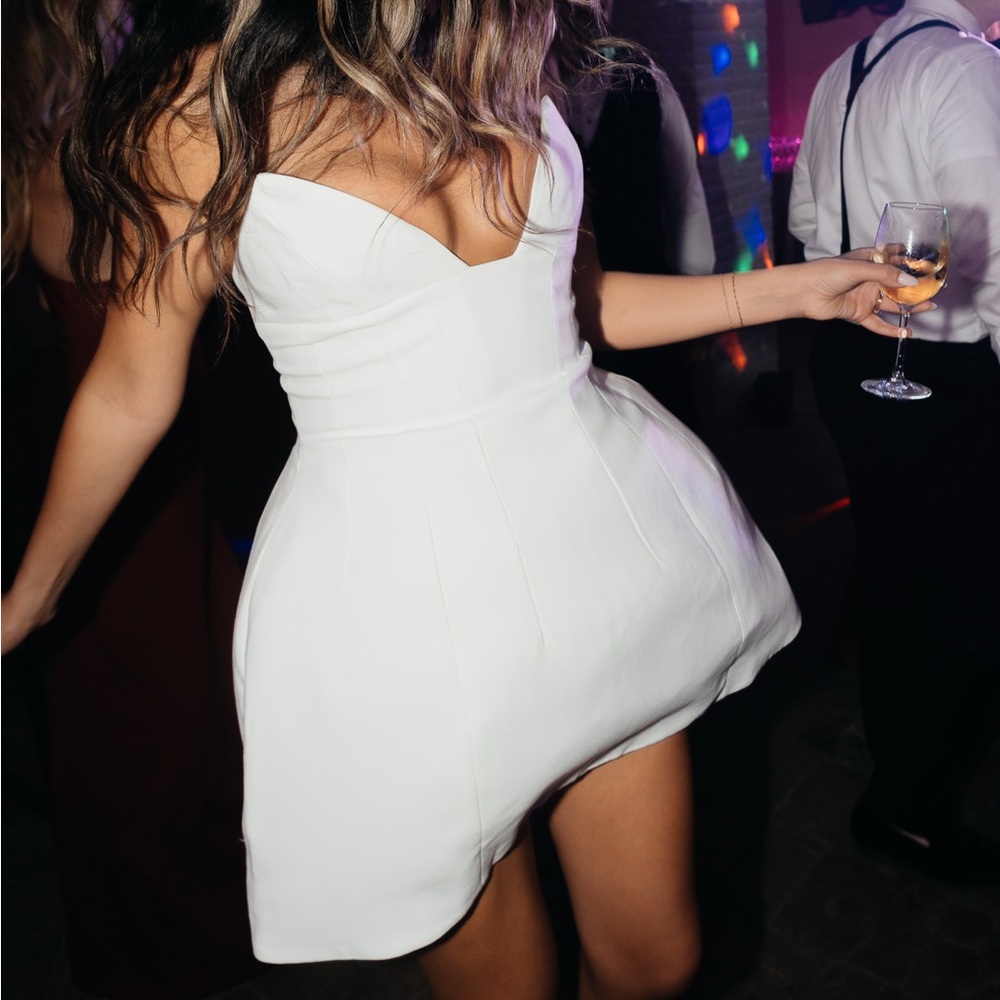 BARDOT MIRIAN STRAPLESS HOURGLASS MINI DRESS